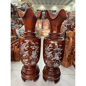 Mua Cặp lục bình gỗ Lim cao 60cm