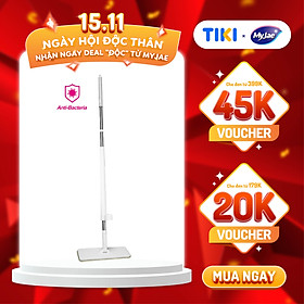 Mua Cây Lau Nhà MyJae Đài Loan Sợi Microfiber Tự Vắt Kháng Khuẩn Ag+ 120cm