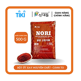 Bột ớt xay nguyên chất _ Loại cánh to NORI 1KG - Dùng làm kim chi, chế biến các món ăn Hàn Quốc