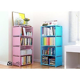 Mua Kệ sách 5 tầng 4 ngăn lắp ráp