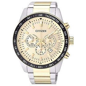 Đồng Hồ Nam Citizen Dây Thép Không Gỉ AN8074-52P - Mặt Vàng