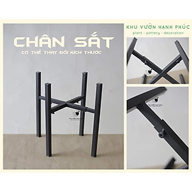 Mua Đôn sắt để chậu cây trang trí nội thất  sân vườn - thay đổi kích thước tùy theo chậu cây