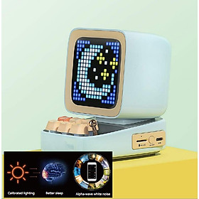 Loa bluetooth Divoom Ditoo Plus 10W - Hình dáng máy tính cổ, màn hình LED 256 Full RGB, tích hợp nhiều tính năng trên app Divoom - HÀNG CHÍNH HÃNG