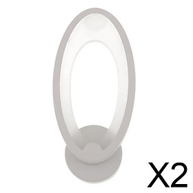 2x12W LED Egg-shaped Decorative Bedside Lamp, Warm White Light, 220V