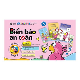 Combo Thẻ học thông minh: Biển báo an toàn + Một ngày của bé + Tình huống an toàn giao thông - Bản Quyền