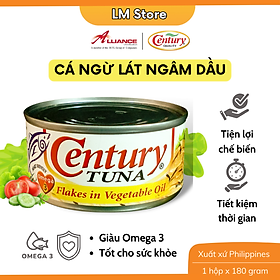 [Chính hãng] Cá ngừ xắt lát ngâm dầu nhập khẩu Philippines  - Khối lượng 170g