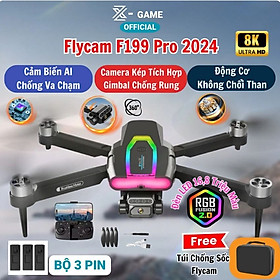Mua Flycam Mini F199 Pro Max Cảm Biến Tránh Vật Cản  Máy Bay Flycam 4k Camera Chống Rung 2 Trục  Bay Xa 1000m Động Cơ Không Chổi Than Siêu Bền Bỉ - Hàng Chính Hãng