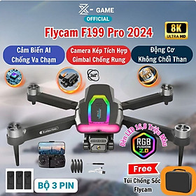 Mua Flycam Mini F199 Pro Max Cảm Biến Tránh Vật Cản  Máy Bay Flycam 4k Camera Chống Rung 2 Trục  Bay Xa 1000m Động Cơ Không Chổi Than Siêu Bền Bỉ - Hàng Chính Hãng
