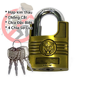 Ổ Khóa Thép Không Gỉ Chống Cắt Chống Trộm KhoNCC-Zetop-6084 - Cho Gia Đình - Phòng Trọ An Toàn Hơn - Hàng Chính Hãng