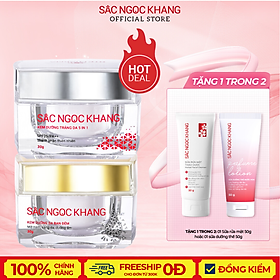 Bộ đôi dưỡng da Kem ban ngày (30ml) + Kem ban đêm (30g) Sắc Ngọc Khang