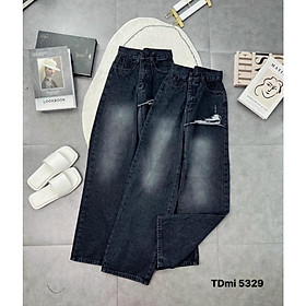 Quần Jeans Nữ Dáng Suông Ống Rộng Lưng Cao Ulzzang Cực Chất JS01