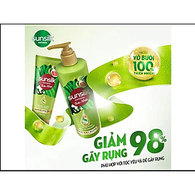 SUNSILK Dầu Gội Ngăn Gãy Rụng Tóc (Xanh) 380ml
