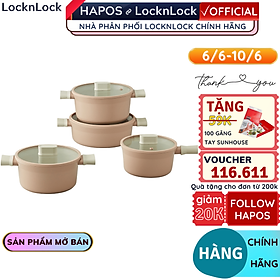 Mua Nồi chảo nhôm chống dính Suit IH Lock&Lock - Hàng chính hãng  dùng được bếp từ - Hapos
