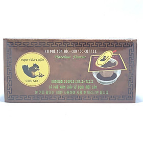 Cà phê Phin Lọc Nâu Con Sóc - Hộp 10 Gói
