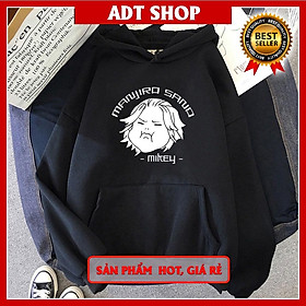 Áo Hoodie dài tay in hình Anime Sano Manjiro Mikey Tokyo revengers chibi dễ thương hợp thời trang cho nam và nữ