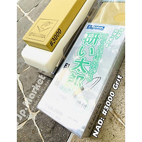 Mua Đá Mài Nhật Bản Naniwa kèm Đế Nhựa ABS  Mặt Tinh - Mài Bén   Cỡ Lớn NAD: #3000 | Kích Thước 175x55x16mm | Độ Sắc Bén Cao