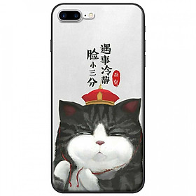 Ốp lưng  dành cho iPhone 7 Plus mẫu Mèo đa nghi