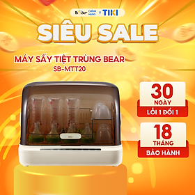 Mua Máy Tiệt Trùng Sấy Khô UV 18L Bear Chống Ồn Tốt Khử Trùng Đa Dụng Cụ Không Tốn Điện Lưu Trữ 48H SB-MTT20 - Hàng Chính Hãng
