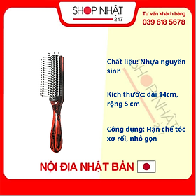 Lược chải tóc mini bỏ túi nội địa Nhật Bản