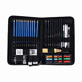 Bộ 48 Dụng Cụ Vẽ Phác Thảo Chuyên Nghiệp H&B Kèm Túi Đựng