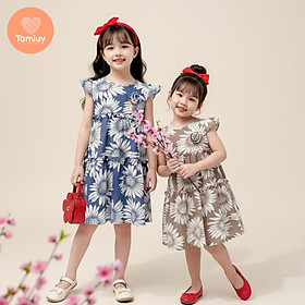 Đầm Babydoll Hoa Hướng Dương Bé Gái Tamiuy Nhiều Size (1-10T)