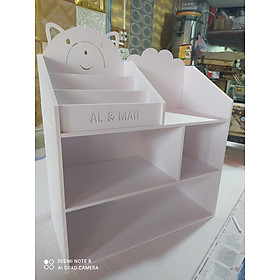 Mua Kệ sách Gấu 5 - PVC Foam xanh - 75x60x30