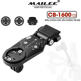 Giá đỡ đồng hồ đa chức năng mở rộng điều chỉnh góc lên xuống 135 độ CyclingBox CB-1600 cho xe đạp địa hình bằng hợp kim nhôm kéo dài tay lái xe đạp - Mai Lee