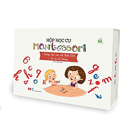 Bảng Chữ Cái Rời Anh - Việt - Số Và Số Lượng - Hộp Học Cụ Montessori