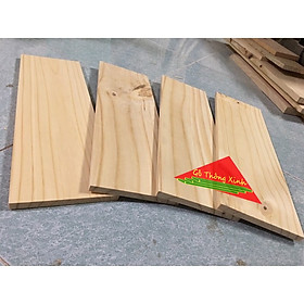Mua Bó 4 thanh gỗ thông dài 40cm  rộng 12cm  dày 1cm bào 4 mặt láng đẹp dùng làm kệ  trang trí  đóng tủ đồ mini  decorde