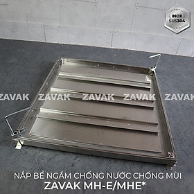 Nắp bể ngầm Zavak Inox 304. MHE 800x800