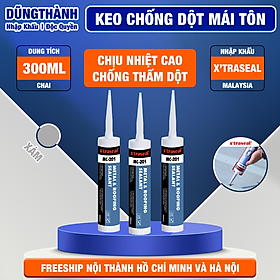 Mua Keo chống dột ngoài trời X’traseal chịu nhiệt chống thấm phủ sơn màu xám MC-201 300ml