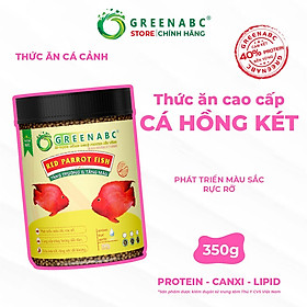 Thức ăn Cá Hồng Két nhãn GREENABC – Độ đạm 40% giúp cá tăng kích thước, lên màu đẹp, tiêu hóa tốt – Hộp 350g