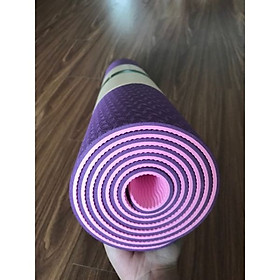 Thảm tập YOGA TPE Cao Cấp 2 lớp- 6mm dộ bám cao , chống trơn trượt