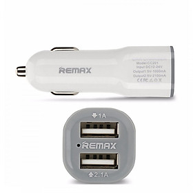 Mua Củ Sạc Trên Ô Tô  Remax RCC-201  2 Cổng USB - Hàng Chính Hãng