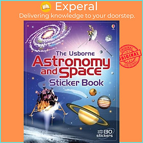 Sách - Astronomy and Space Sticker Book by Emily Bone (UK edition, paperback)