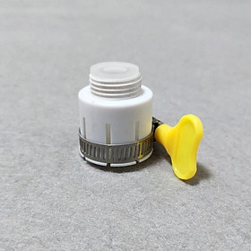 Mua Đầu nối vòi lọc nước đa năng bằng silicon màu trắng-Có thể sử dụng cho dây cấp
