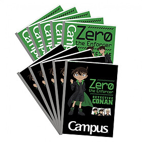 Lốc 10 Vở Viết B5 Conan Campus NB-BCZE120 - Mẫu Ngẫu Nhiên (120 Trang)