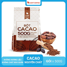 Bột Ca Cao Nguyên Chất 100% Light Cacao (500g)﻿
