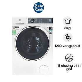 Mua  HCM  Máy Giặt Electrolux Inverter 8 kg EWF8024P5WB - 15 Chương Trình Giặt - Hàng Chính Hãng