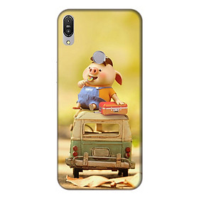 Ốp lưng điện thoại Asus Zenfone Max Pro M1 hình Heo Con Ham Ăn