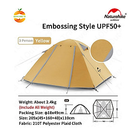 Lều cắm trại 3 người P-Series Naturehike NH18Z033-P