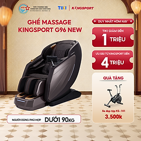 Ghế massage KINGSPORT Deluxe G96 New, Công Nghệ Massage Kingtech Touch Premium với 24 Bài Massage Lifestyle