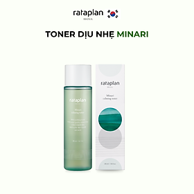 Toner dưỡng ẩm Minari RATAPLAN dịu nhẹ cấp ẩm, phục hồi và cải thiện đàn hồi da 210ml