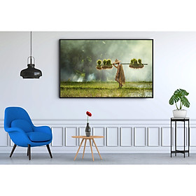 Mua Tranh Phong Cảnh Canvas Treo Tường - Làng Quê Việt Nam