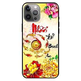 Ốp lưng dành cho Iphone 12 Mini - Iphone 12 - Iphone 12 Pro - 12 Pro Max - mẫu Thư Pháp Nhẫn Bình An