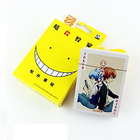 Bộ bài tây lớp học ám sát 54 ảnh khác nhau/bộ bài Tú lơ khơ anime Assassination Classroom