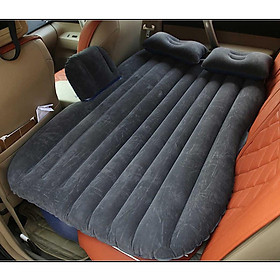 Đệm/Giường Hơi Cao Cấp Ô tô + Tặng Bơm Hơi và Cây Thông Thơm Treo Xe