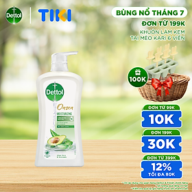 Sữa tắm Dettol Onzen mật ong kháng khuẩn và dưỡng thể - Chai 950g