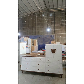 Mua Tủ trẻ em  tủ đựng đồ cho bé gỗ MDF phủ melamine thương hiệu HUCHU