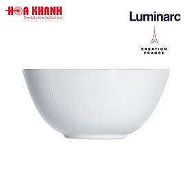 Tô Thủy Tinh Luminarc Diwali Lines 18cm trắng sứ cường lực, kháng vỡ -  1 cái - Q1672